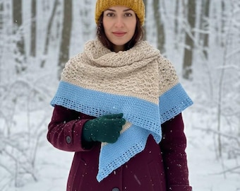 Crochet Handmade Women Shawls, Crochet Triangle Shawls, Crochet Boho Shawls Handmade,Crochet Last Minute Gifts