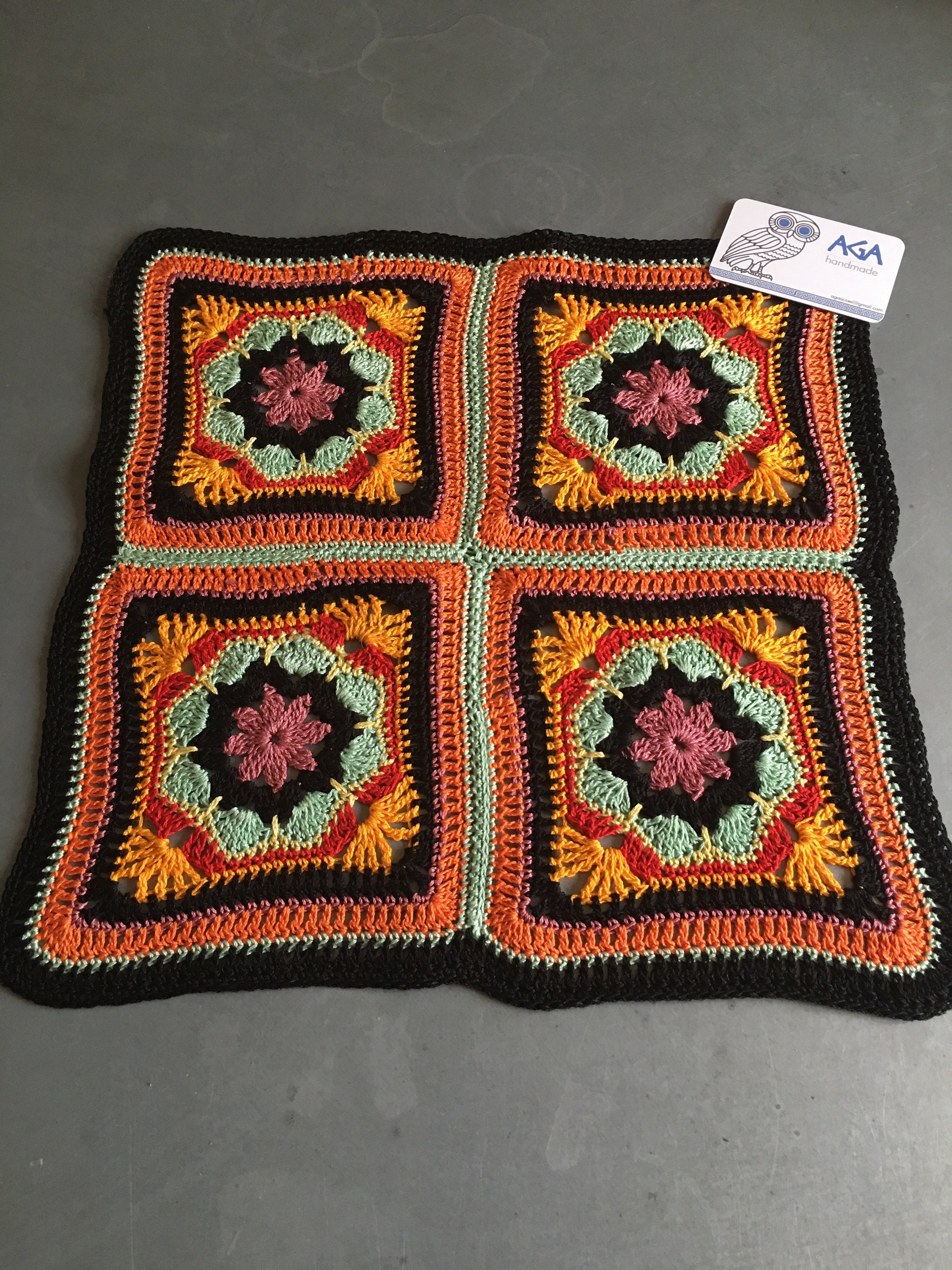 Napperon Crochet Carré