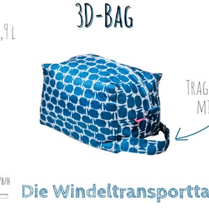 Personalisierbares Wetbag 2er Set ca. 30 x 40 cm Fische Nasstasche für Stoffwindeln, Wechselwäsche, Nass-Trockenach waschbar Bild 5