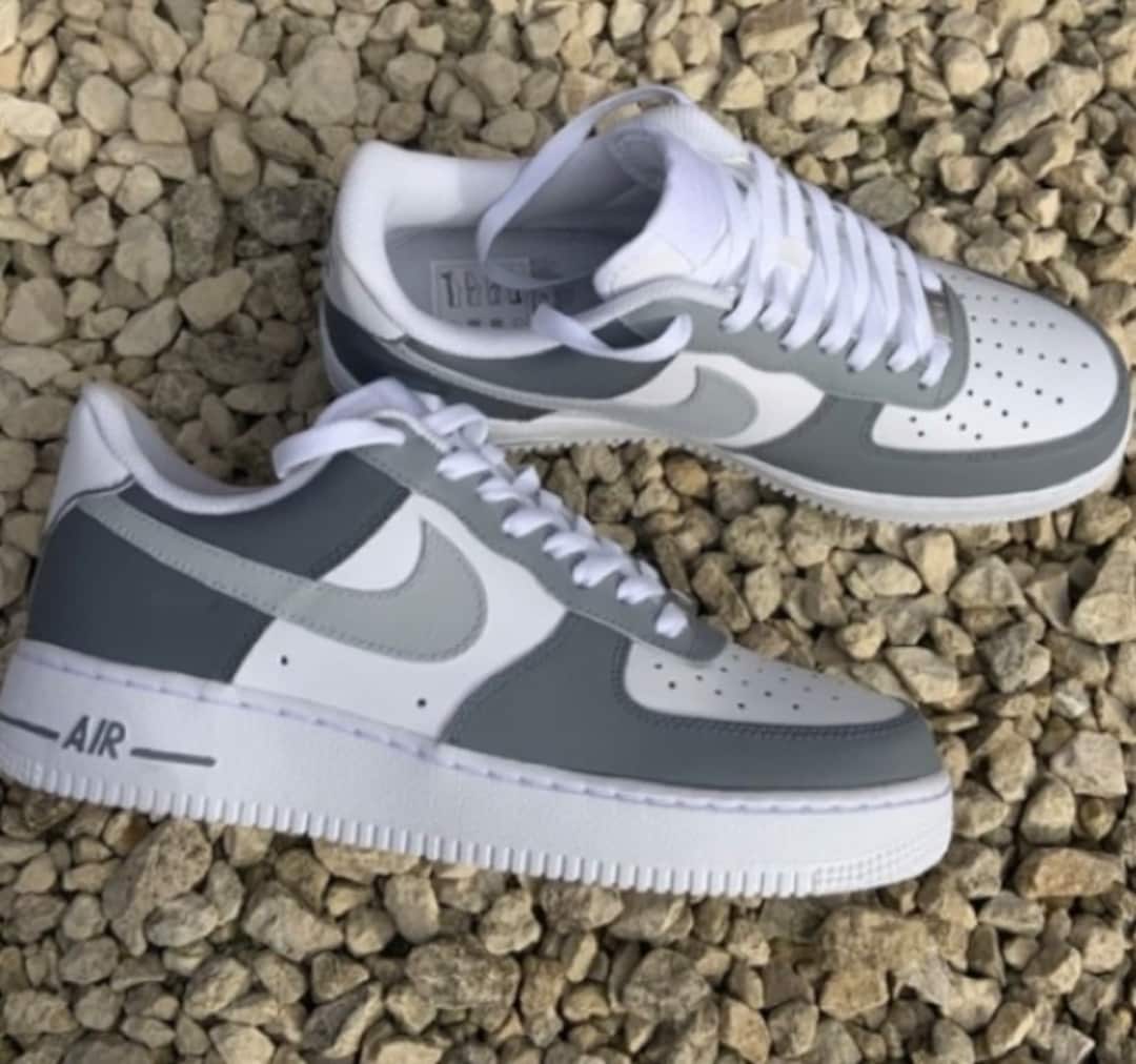 custom grey af1
