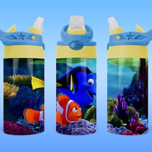 Dory Nemo 12oz Kinder Trinkbecher PNG Design