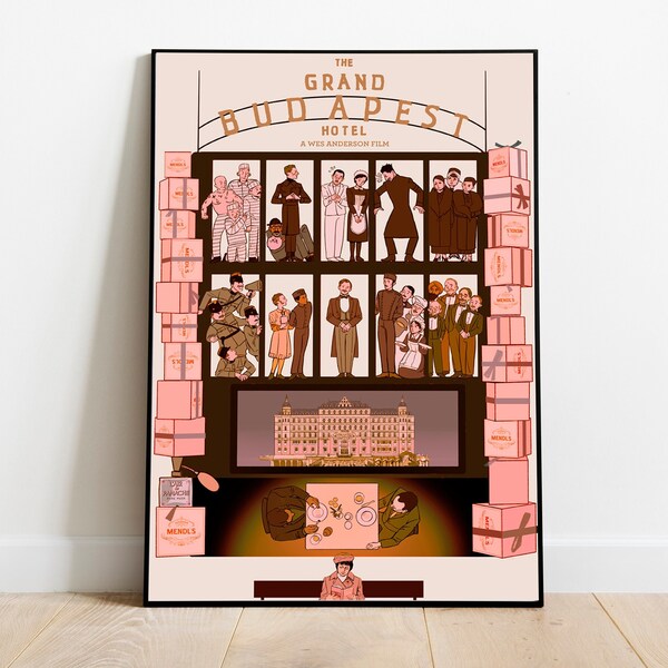 Grand Budapest Hotel Poster - Etsy