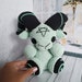Baphomet plush toy, demon doll goth, creepy cute plushie, halloween gift, weird stuff animals, horror decor, occult accessories, pentagram