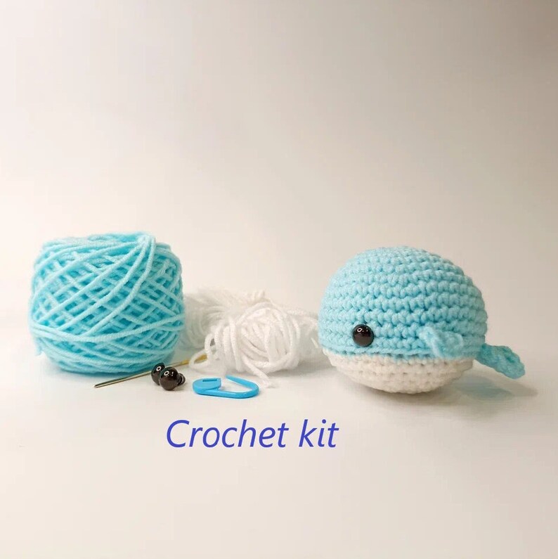 Amigurumi Crochet Kit Crochet Whale Small Gifts Etsy