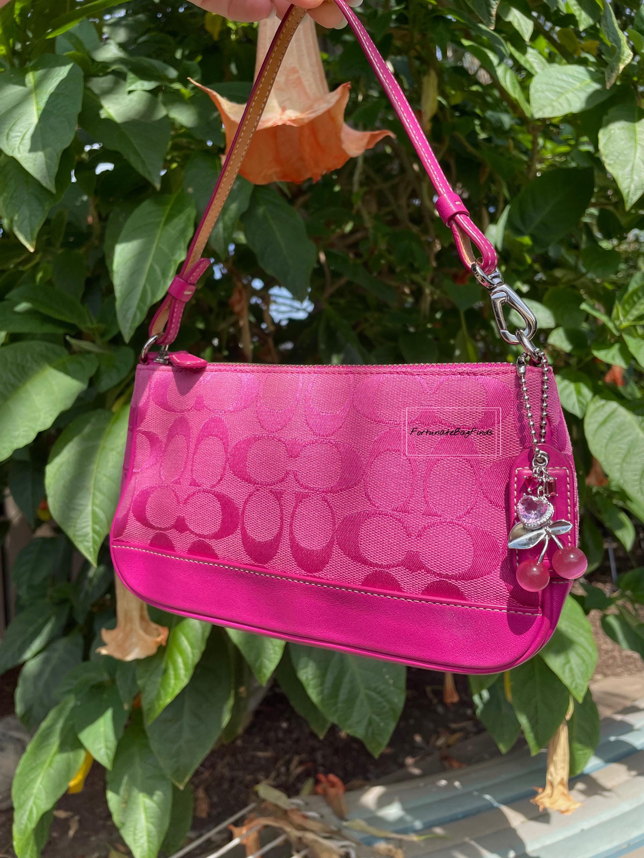 Vintage Hot Pink Coach Bag - Etsy Canada