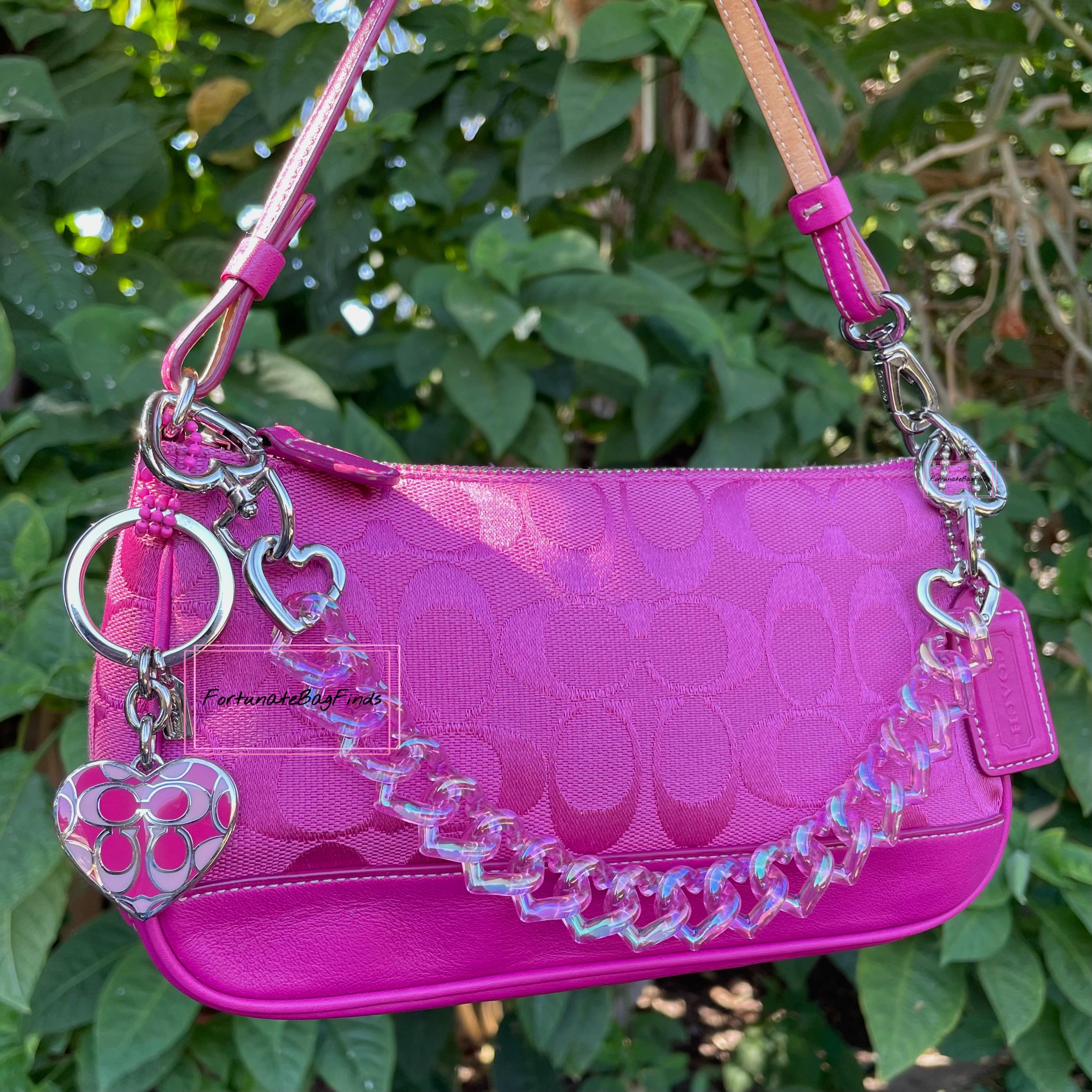 極希少✨Coach Glitter 2way Bag Purple y2k