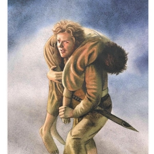 Sam and Frodo - Hand Painted Watercolor Print