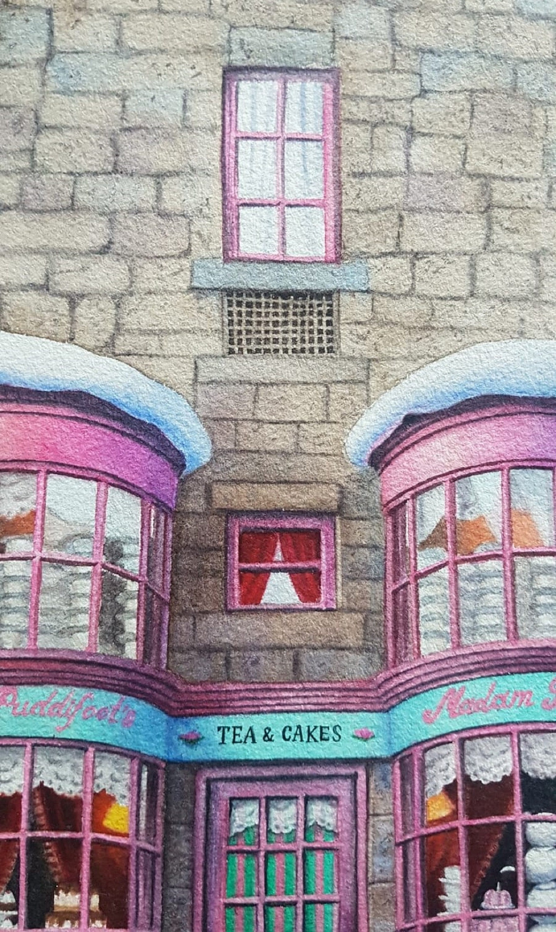 Puddifoot, A Magic Tea Shop - Hand Painted Watercolor Print - Etsy