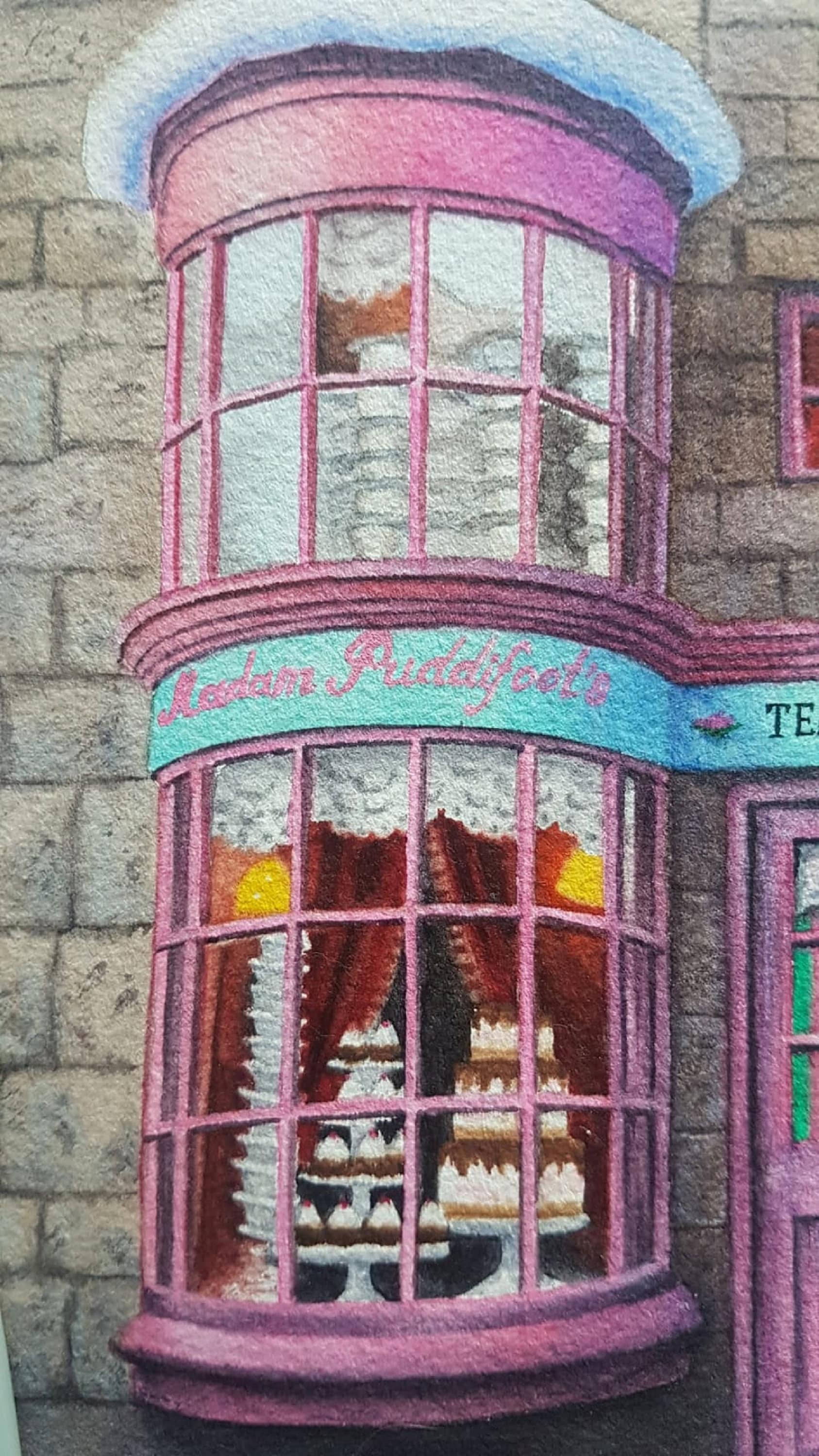Puddifoot, A Magic Tea Shop - Hand Painted Watercolor Print - Etsy