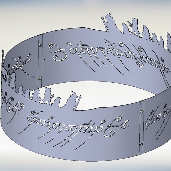 Buy Lord of the Ring Fire Pit Ring Online In India Etsy India