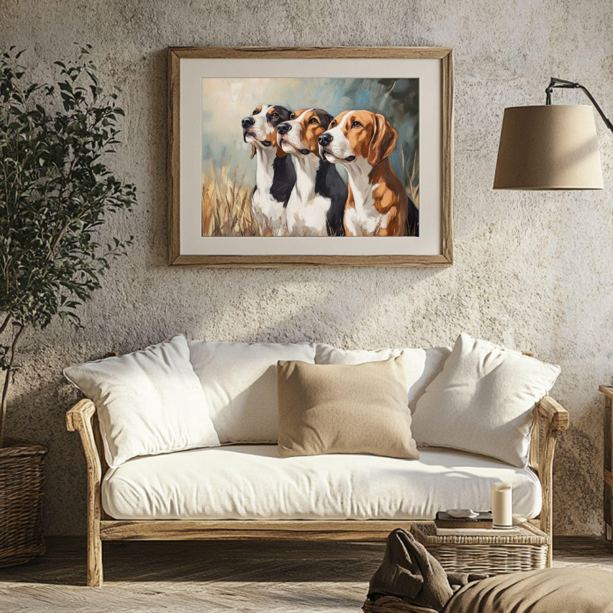 vintage-dog-art-print-antique-pet-portrait-wall-decor-farmhouse
