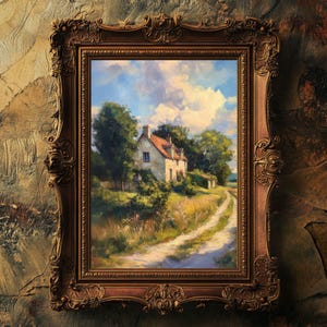 Impresión artística de barco francés antiguo / Decoración de pared de velero antiguo / Descarga digital de estilo campestre francés / Póster náutico para el hogar o la galería