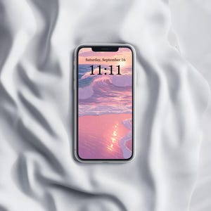 A vibrant digital phone wallpaper featuring a serene beach scene with summer tones, perfect for customizing your mobile screen. This aesthetic background suits both iPhone and Android devices, offering a trendy, minimalist design with colorful, coastal vibes. Ideal for users looking to refresh their smartphone with a modern, cute, and relaxing wallpaper that captures the essence of a sunny getaway