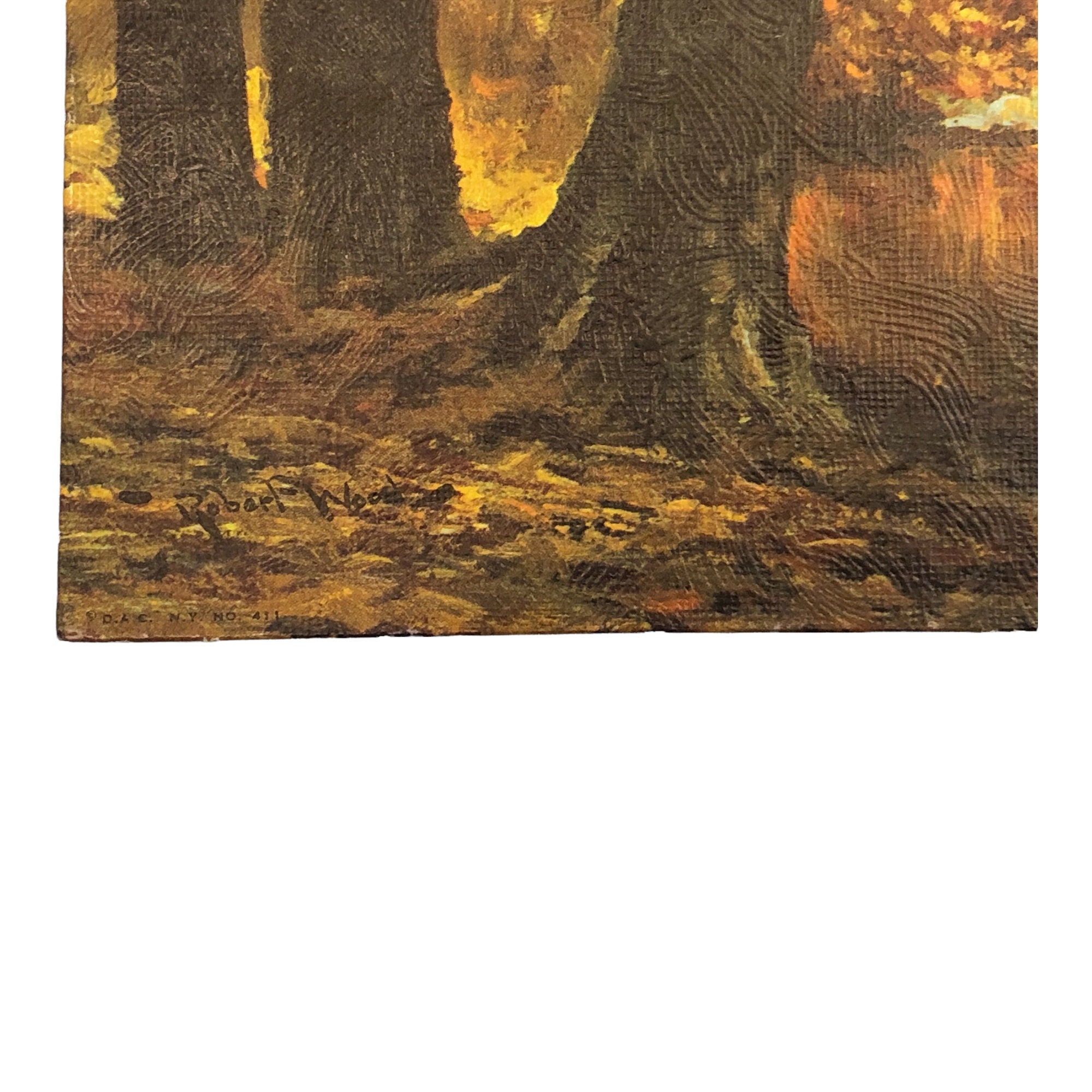 Autumn Bronze by Robert Wood Fine Art Prints by Gellman Lithograph 11 X
