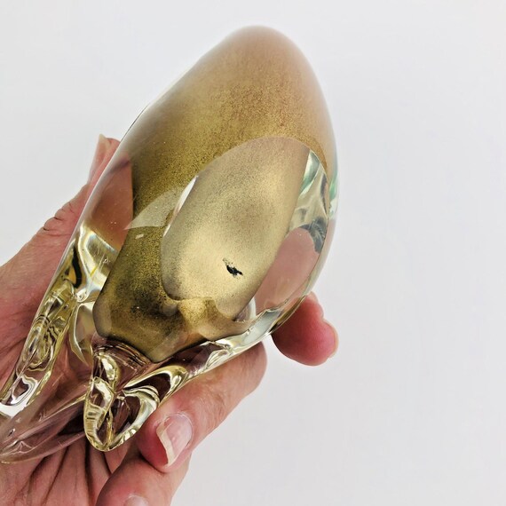 ヴィンテージ ムラーノガラス クジラ グラス ペア イタリア製ムラーノ