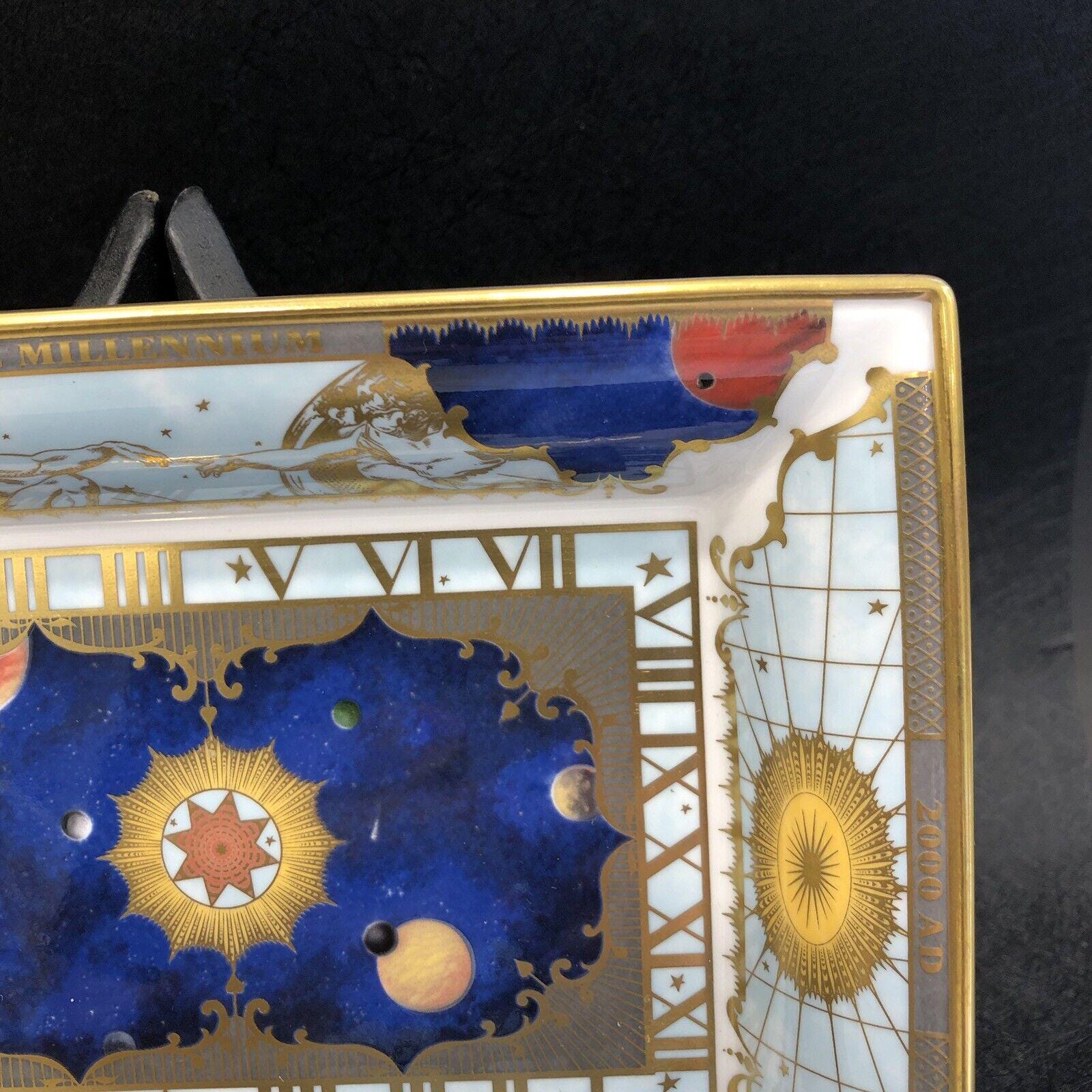 Royal Worcester to Celebrate the Millennium 2000 AD Rectangle Tray