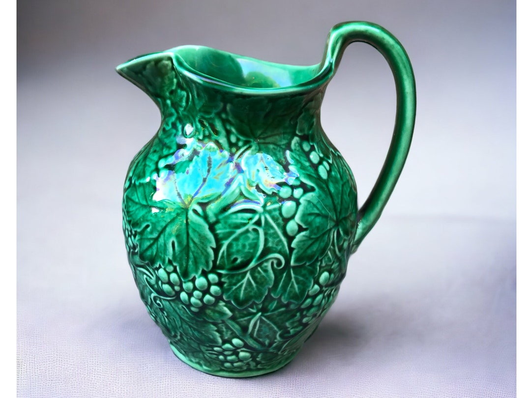 Vintage Wedgwood Green Pitcher Wedgwood of Etruria and Etsy