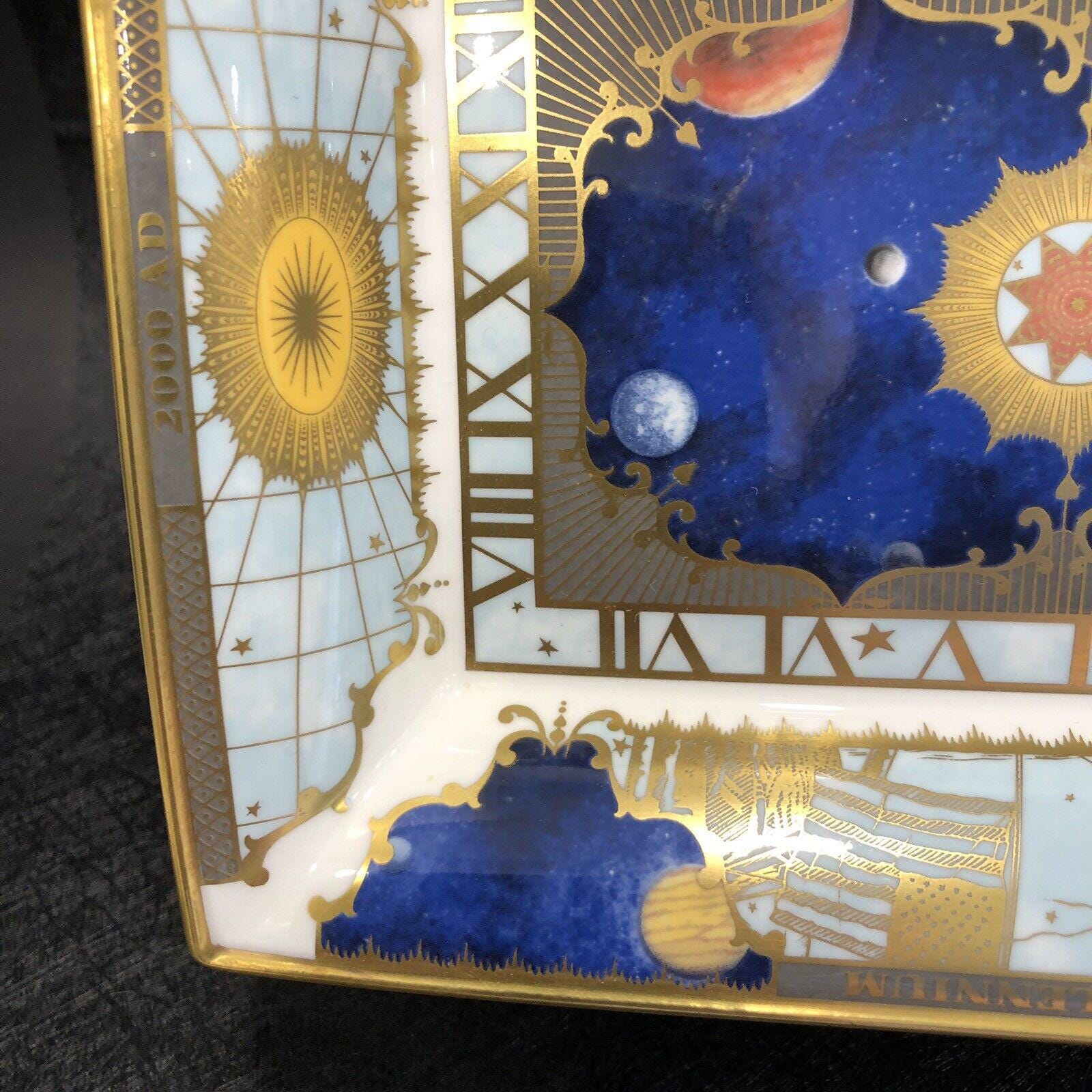 Royal Worcester to Celebrate the Millennium 2000 AD Rectangle Tray
