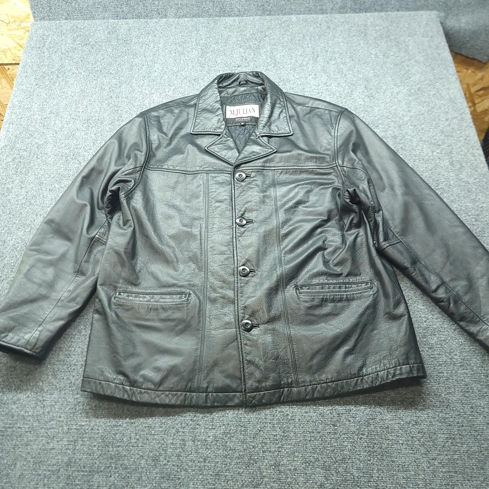 Wilsons M Julian Leather Jacket - Etsy