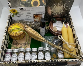 Wheel of the Year Sabbat Boxes/Witches Boxes/Samhain/Yule/Imbolc/Ostara/Beltane/Litha/Lughnasadh/Mabon