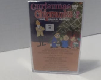 Christmas with the Chipmunks vol. 2 cassette tape