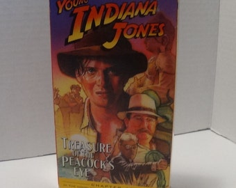 The Adventures of Young Indiana Jones VHS tape (tested) Treasure of the Peacock's Eye
