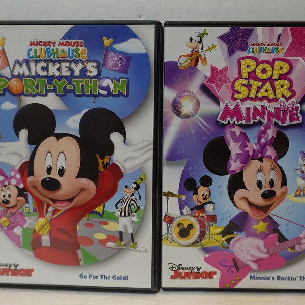 Disney Junior Mickey Mouse Clubhouse DVDs