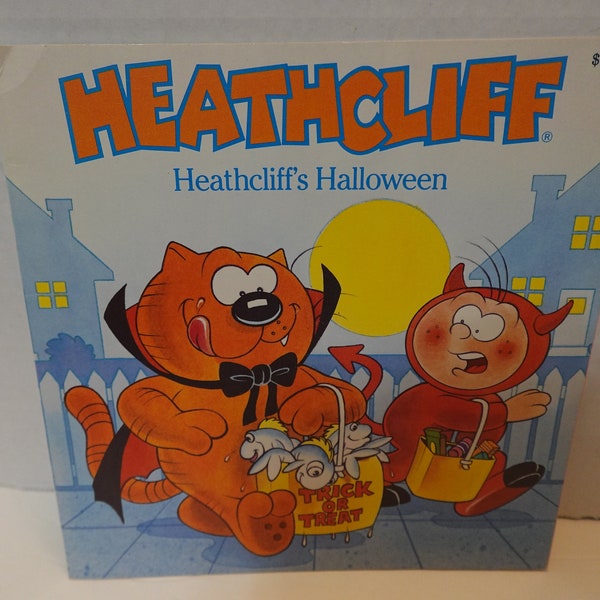 Heathcliff: Heathcliff's Halloween vintage 1988 paperback children's book