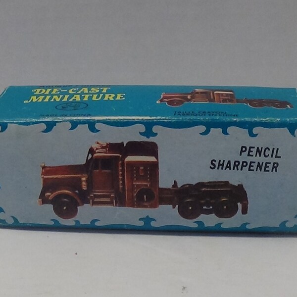 Die Cast Miniature Antique Finished Pencil Sharpeners - Etsy