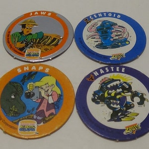 POGs (lot of 4 Burger King pogs)