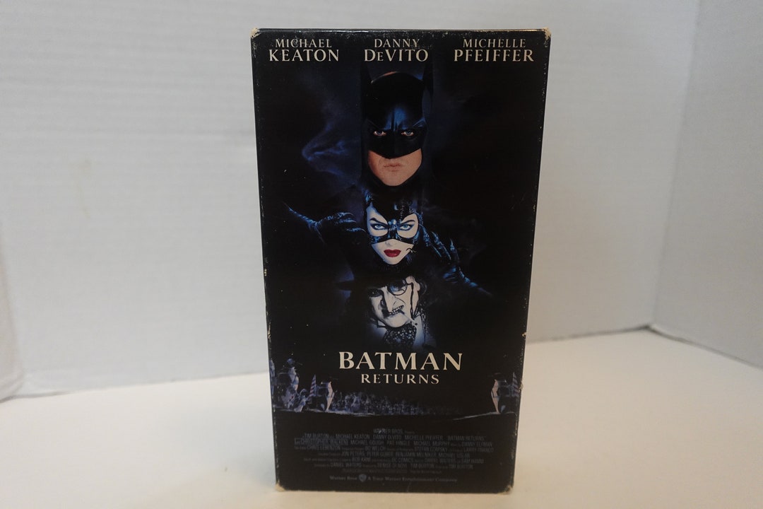 Batman Returns Vhs Tape Tested Etsy 