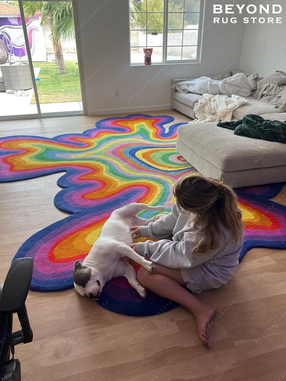 Wool Handmade Area Rug Carpet For Home