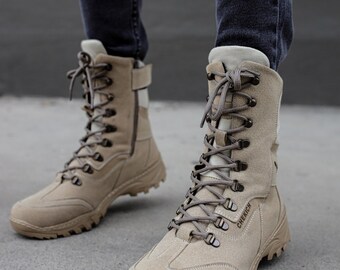 Desert Combat Boots - Etsy