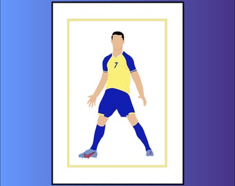 Christiano Ronaldo Al Nassr 2022-2023 Saudi Arabia Print
