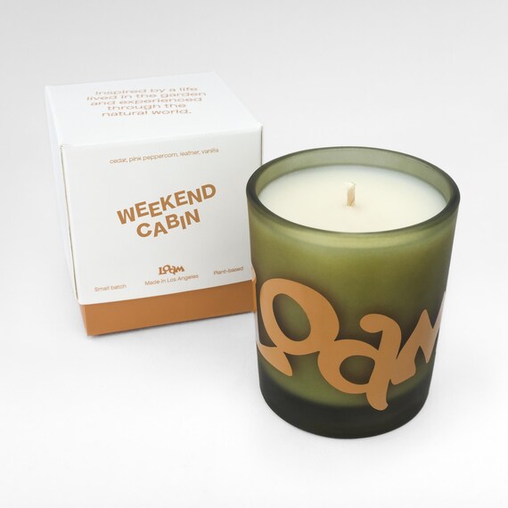Weekend Cabin | Cedar, Peppercorn, Leather, Vanilla, Pine| Soy Candle | Home Decor | Non-Toxic Vegan Gift | Holiday Scented Candle