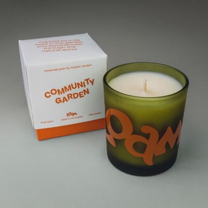 Community Garden | Tomato leaf + Fig+ Mandarin | Scented Soy Candle | Home Decor | Non-Toxic Vegan Gift | Citrus Scented Candle