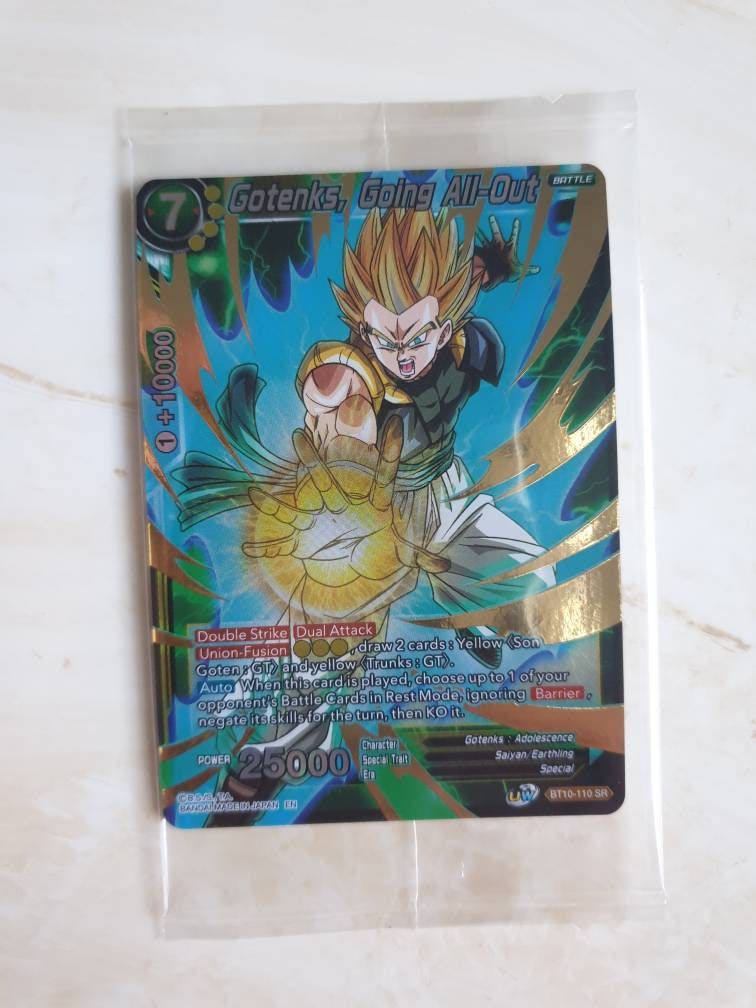 Dragon Ball Super Card Game Vegito, Unison of Might BT10-003 SR Super Rare