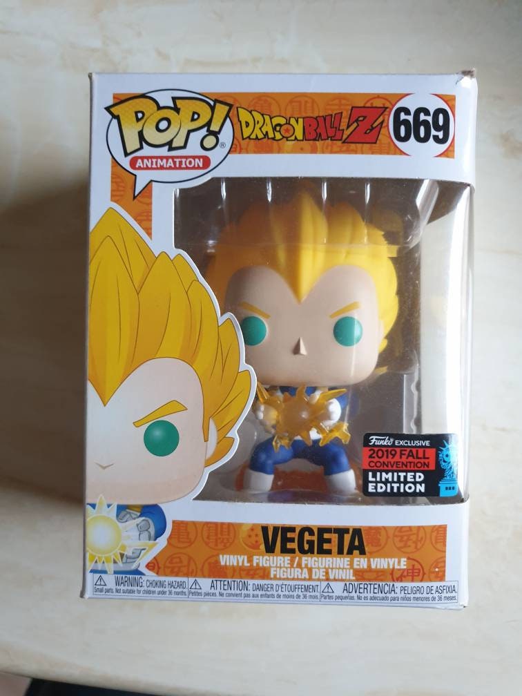  POP Animation Dragon Ball Z Super Saiyan 2 Vegeta PX VIN Figure  Chase Limited Edition : Toys & Games