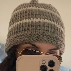 Sheep Wool Beanie / Super Warm / Wool / Sheep Wool / Handmade / Hand Knitted / Hand Knitted / Organic / Eco Friendly / Made in Argentina