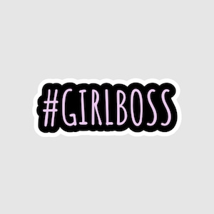 Vinyl Sticker | Girl Boss | Inspirational Sticker | Strong Women | Girl Boss Sticker | Empowerment Gift | Business Woman | Boss Lady