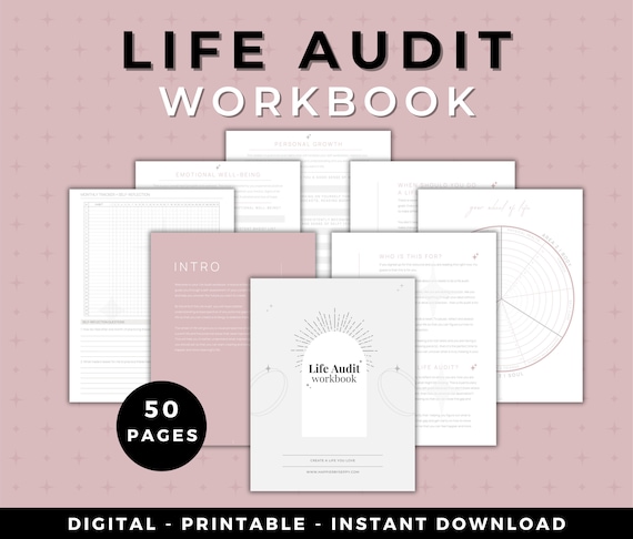 Ultimate digital life planner | Personal development planner | Goal setting personal planner | Digital workbook  | Goal setting worksheet