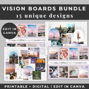 Digital Vision Board Bundle