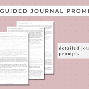 Writings prompts for your self love journey. This digital workbook includes guided journal prompts for self-help. Goodnotes journal prompts that can also be printed. Includes journal prompt worksheets, selflove checklist and a journaling page.