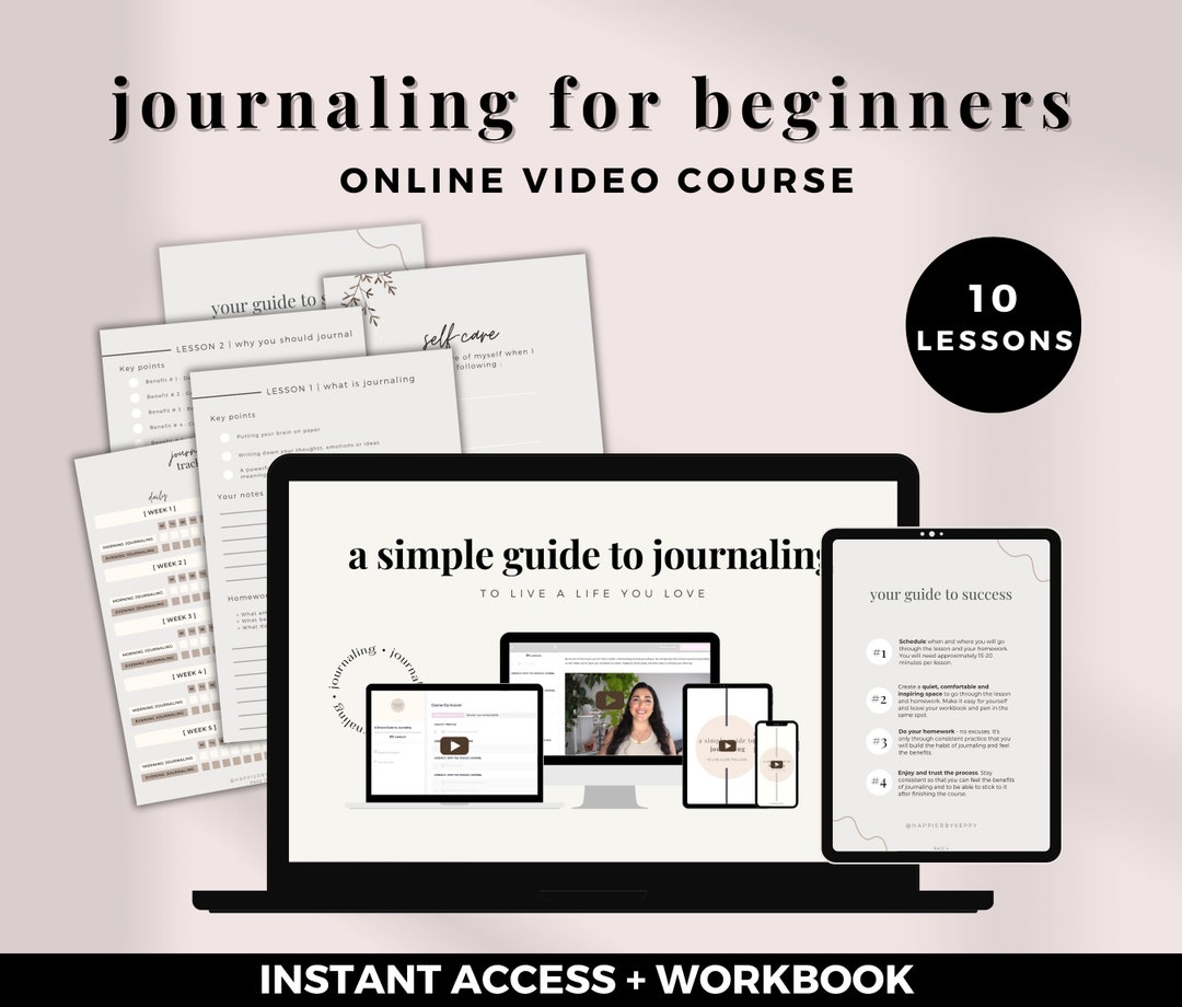 Digital Journal Prompts Digital Workbook Guided Journal Etsy