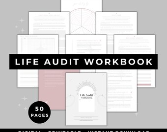 Life Audit Journal | Goal Setting, Dream Life Planner (PDF Download)