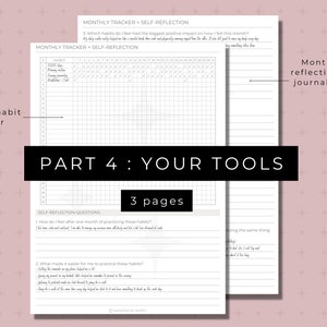 50 page digital journaling workbook for your personal development plan for manifesting your goals. This is also a printable workbook that includes guided journal prompts and questions to audit your life so that you can set 2023 goals by category