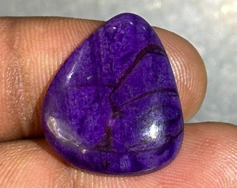Natural Sugilite Cabochon Freeform Pendant Material | Pink Purple Sugilite | Gemstone for Custom Jewelry Making | Unique Gift