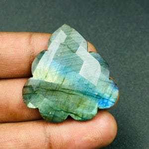 Natural Labradorite Clouds Shape, Faceted Flashy Labradorite Cloud Shape Beads, Carved Cloud