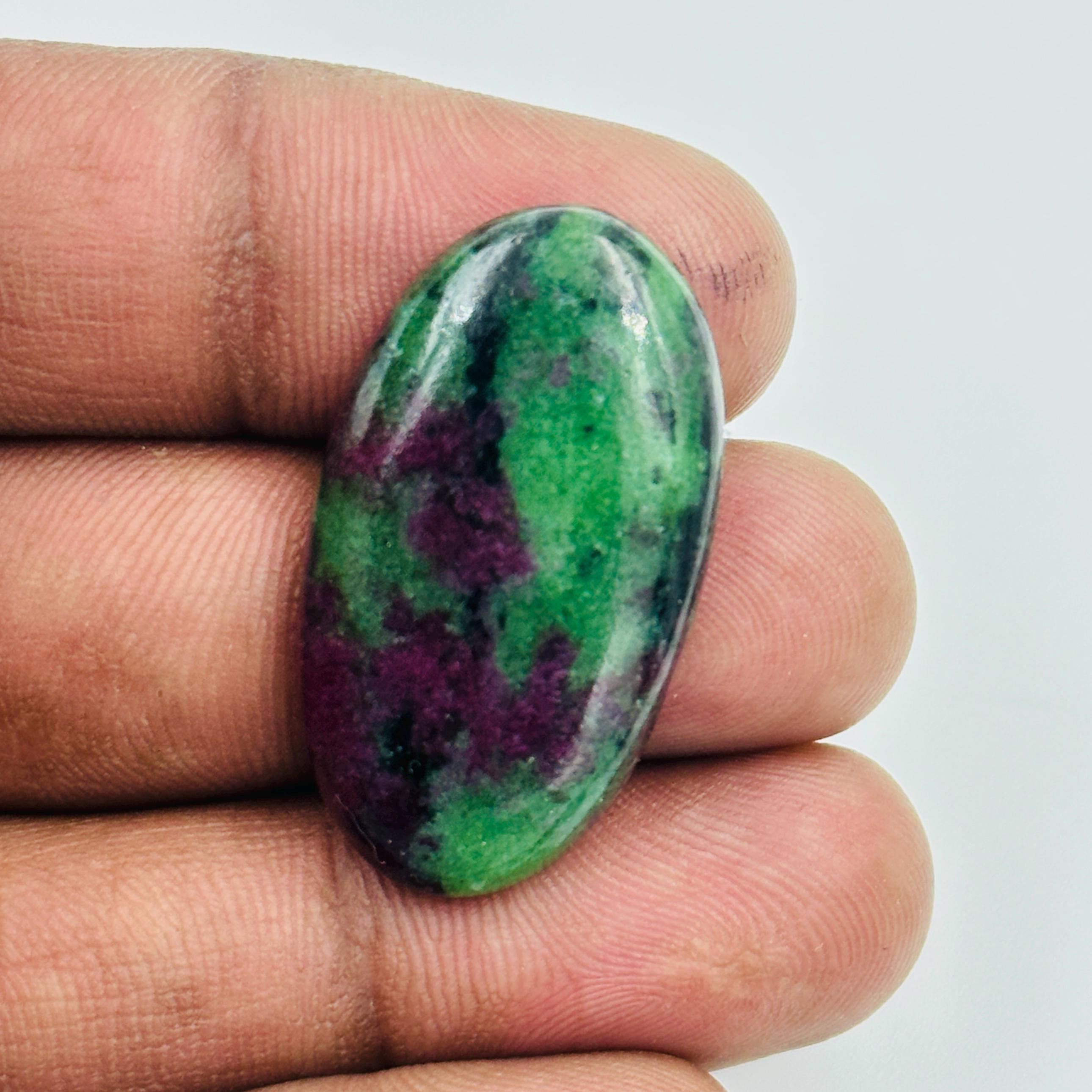 Natural Ruby Zoisite Cabochon Top quality Gemstone Natural Handmade Loose stone
