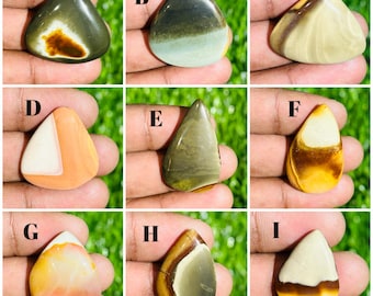 Polychrome Jasper Cabochon, Natural Jasper Gemstone, Jewelry Making Stone